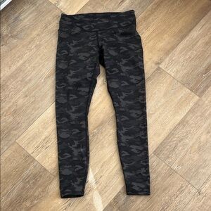 Fabletics Black Camouflage Skinny Pants
